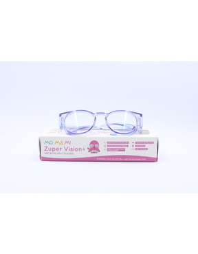 Momami Kids Zuper Vision+ Anti-Blue Light Glasses Blue - Kacamata Anti Radiasi Anak