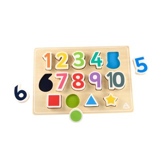 ELC shape and number puzzle