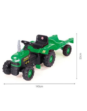 Addo Tractor With Trailer Green