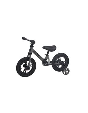 Geko Plus 4in1 Kids Balance Bike 12 Inch - Dark Grey