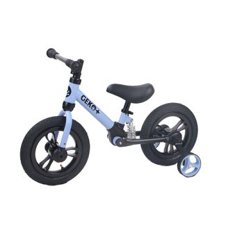 Geko Plus 4in1 Kids Balance Bike 12 Inch - Baby Blue