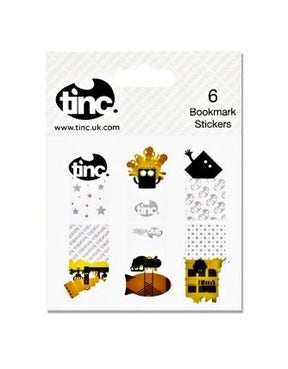 Tinc Reusable Bookmark Stickers - Black